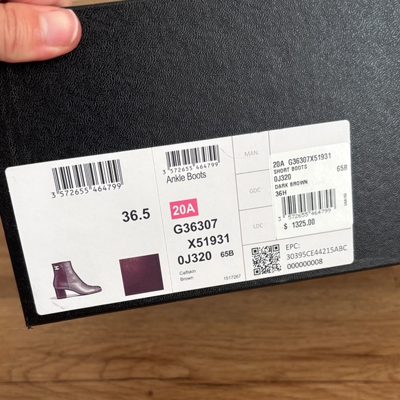 Chanel Brown Leather Ankle Boots - Picture 6 of 6